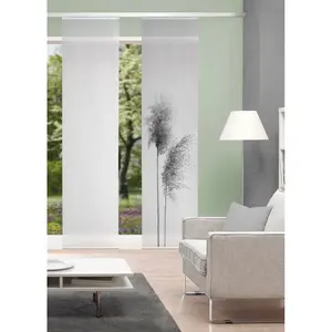 Шторка IRLOS на панельной каретке, 1 шт., сдвижная штора с цифровой печатью IRLOS Vision S, серый