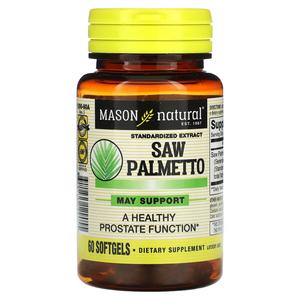Добавка Mason Natural Saw Palmetto, 60 мягких таблеток