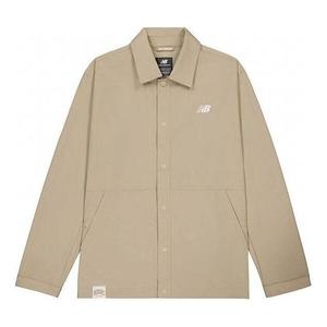 Куртка спортивные спортивные клубные тренерские Куртка New Balance, бежевый