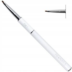 Кисть для дизайна ногтей, плоская кисть One Stroke № 1 PB Nails