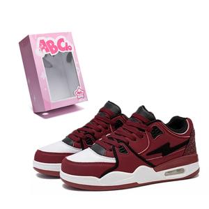 ABCIO Антискользящие и износостойкие низкие скейтерские кроссовки с эффектом увеличения роста унисекс - Ярко-синие, цвет Colorful Blue