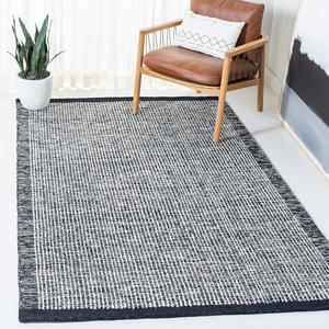 Safavieh Metro Collection ковер 92 x 153 см ручной работы из премиальной шерсти IvoryBlack MET151Z для прихожей, гостиной, фойе, спальни