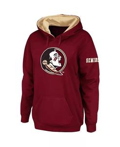 Женская толстовка с капюшоном Garnet Florida State Seminoles с большим логотипом Stadium Athletic