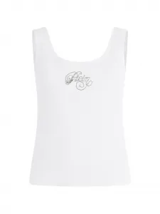 Топ с открытой спиной Philipp Plein, белый