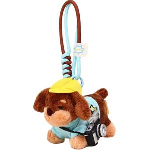 Плюшевый кулон такса 10 см высота Sweet pillow house