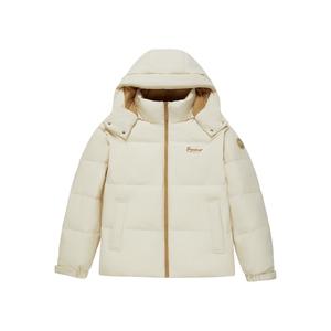 Куртка зимняя пуховая унисекс BOSIDENG, пряжа светло-бежевая 7482