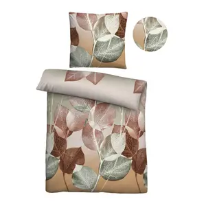 Постельное белье Biberna «0006730», уютное и теплое, простое в уходе, с регулировкой температуры, на молнии, золотой