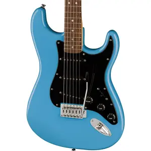 Squier Sonic Stratocaster, гриф из лауреля, черный пикгард, Калифорнийский синий