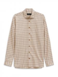 Повседневная рубашка с длинными рукавами в цвете 390-бежевый Bugatti