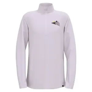 Флис Odlo Berra Graphic half zip, фиолетовый