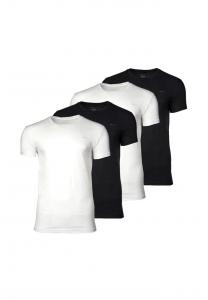 Футболка 4 шт. в упаковке - футболка с круглым вырезом короткий рукав 4 шт. в упаковке хлопок Gant, черный