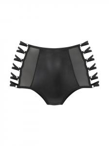 PETITE FLEUR GOLD Трусы с высокой талией, черные