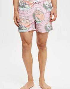 Плавки-шорты Cotton:On Stretch розового цвета