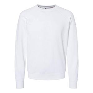 Легкий толстовка с круглым вырезом Independent Trading Co. Icon с застежкой на спине и круглым вырезом, белый