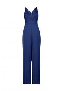 Комбинезон кружевной без рукавов Vera Mont, синий