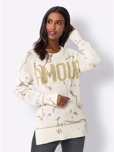 Вязаный свитер с песочным узором Heine