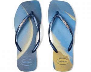 Сандалии Havaianas Slim Square Trendy Sandals, цвет Navy Blue