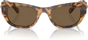 Женские солнцезащитные очки Swarovski Sk6022 «кошачий глаз», Pale Gold/Clear Gradient Pink