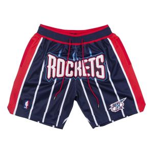 Спортивные шорты Mitchell & Ness X Just Don Hardwood Classics Shirts 'Houston Rockets', темно-синий