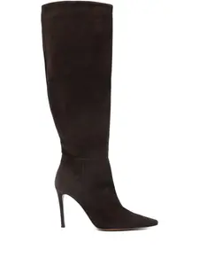 Сапоги на шпильке с заострённым носком Roberto Festa, коричневый