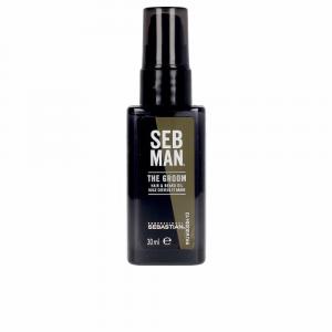 масло для ухода за бородой Seb man the groom hair & beard oil Seb man, 30 мл