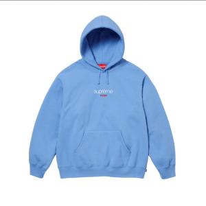 Унисекс худи с капюшоном Classic Logo Shop Supreme, синий/бежевый