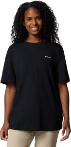 Женская футболка Columbia Rolling Bend Graphic Oversize, Black/Csc Stacked Gem