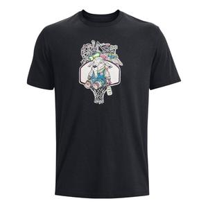 Футболка carnival goat short sleeve t-shirt 'black' Under Armour, черный