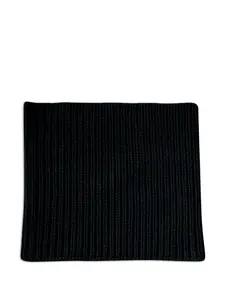 Шарф в рубчик Bompard, черный