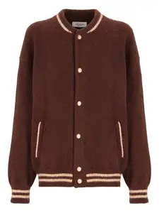 Вязаный бомбер Laneus, коричневый