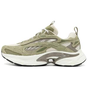 Сухие амортизаторы нескользящие дышащие низкие повседневные ботинки men's Makino Green Antique Porcelain White QIAODAN, Makino зеленый Antique Porcelain белый