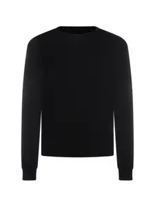 Вязаный джемпер с длинными рукавами Rick Owens, черный