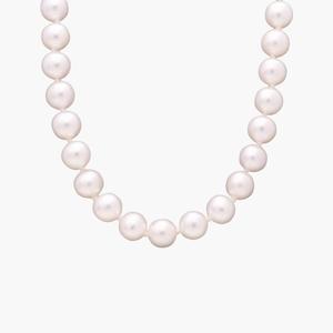 Ожерелье из нити пресноводного культивированного жемчуга 36 дюймов из 14-каратного белого золота (7,0-7,5 мм) Blue Nile