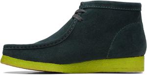 Мужские ботинки Clarks Wallabee Chukka, зеленый