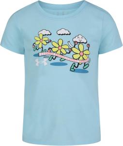 Under Armour Girls Crewneck, легкая и дышащая футболка для спорта, Stream Flowers