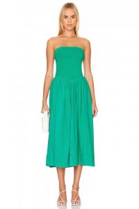 Платье-Труба onda Free People, зеленый