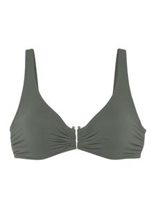 Верх бикини LASCANA, оливковый