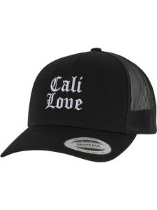 Mister Tee Кепка "Cool Cali Love 5-Panel Retro Trucker Cap" черного цвета