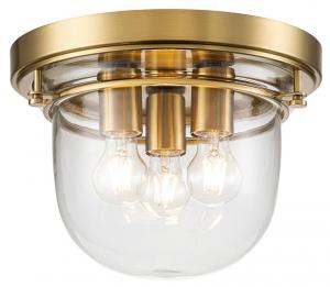 Потолочный светильник Elstead Quoizel, латунь матовая - золото