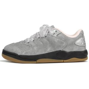 Jordan Скользящие противоударные кроссовки для скейтбординга low top, цвет silver, для подростков