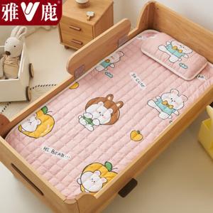 Yalu Наматрасник стеганый из хлопка класса А, 60х110 см, мягкий, приятный к коже, можно стирать в машине