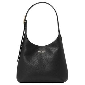 Kate Spade Кожаная сумка хобо женская черная