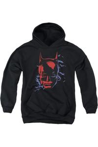 Батмен в тени худи с капюшоном для подростков Gildan, черный