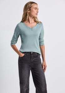 Топ Street One Long sleeved top, Blau/Blue
