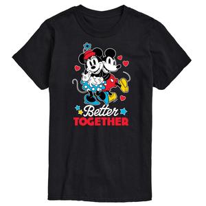 Футболка Big & Tall Disney Better Mickey & Minnie Together License