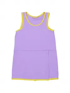 Купальник с контрастной отделкой Marni Kids, фиолетовый