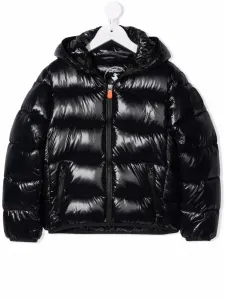 Пуховик Artie с капюшоном Save The Duck Kids, черный