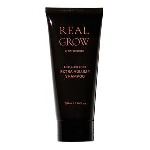 Шампунь real grow anti hair loss extra volume Rated Green, объем 200 мл