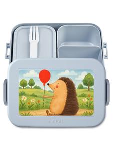 Mr. & Mrs. Panda MEPAL Bentobox Hedgehog Balloon Design без надписи, пастельно-синий цвет
