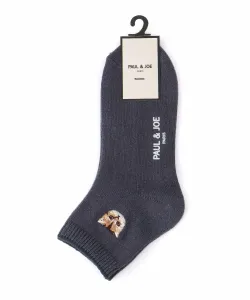 (M) PAUL & JOE/Paul & Joe Однотонные люрексовые носки до щиколотки с вышивкой, универсальный размер